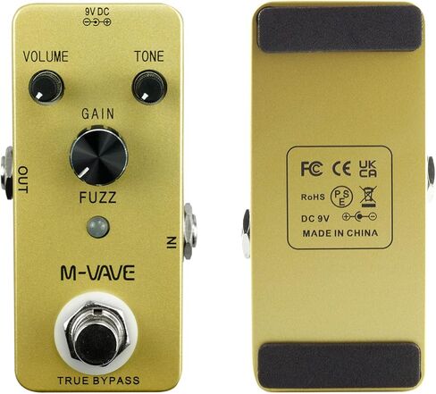 ERYUE دواسة زغب عتيقة، M-VAVE زغب عتيق تأثير الجيتار دواسة مقشر سبائك الزنك تجاوز حقيقي in Kuwait