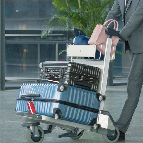 سبائك الألومنيوم علامة الأمتعة علامة الأمتعة المعدنية مع بطاقات الهوية الاسم لمعرف الأمتعة الأمتعة السفر 9 قطعة in Kuwait