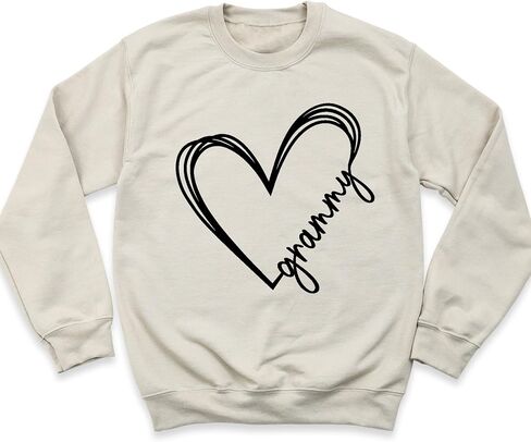 Grammy T-Shirt Sweatshirt, Grandma Sweatshirt, Mothers Day Gift, Grandmother Shirt, Mom Sweatshirt, Nana Sweatshirt, Grammy Sweatshirt, Gift For Grandma, Grammy Christmas Gift (Sweatshirt S, Sand) in Saudi Arabia