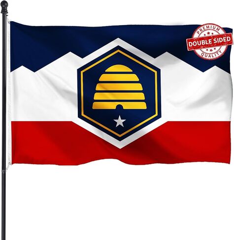 POZOY 3x5ft Double Sided Oklahoma State Flag, Upgraded Heavy Duty 3 Ply Polyester OK State Flags, Vivid Print, Fade Proof, Double Stitched and Brass Grommets for Indoor and Outdoor Decor (Oklahoma) in Saudi Arabia