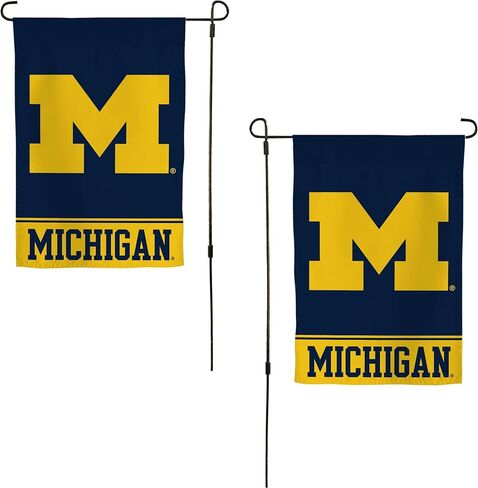 لافتة علم حديقة صبار الصحراء بجامعة ميشيغان ولفرينز UM U of M 100% بوليستر (تصميم A) in Kuwait
