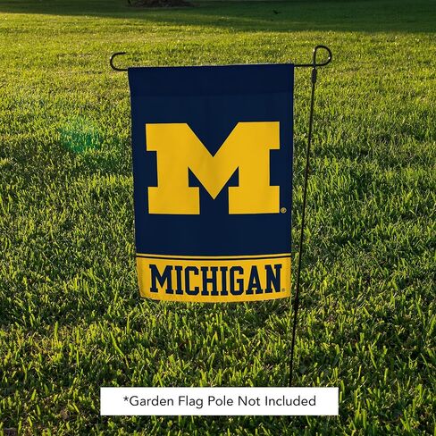 لافتة علم حديقة صبار الصحراء بجامعة ميشيغان ولفرينز UM U of M 100% بوليستر (تصميم A) in Kuwait