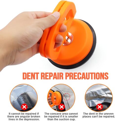 BEIJITA Car Dent Puller,3 PCS Powerful Dent Puller Suction Cup Remover Tool for Car Dent Repair,Glass,Tiles and Mirror & Objects Moving Dent Removal Kit in Kuwait