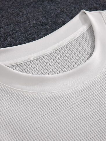 Verdusa Men's Drop Shoulder Oversized T Shirts Casual Half Sleeve Loose Tee Top in Kuwait