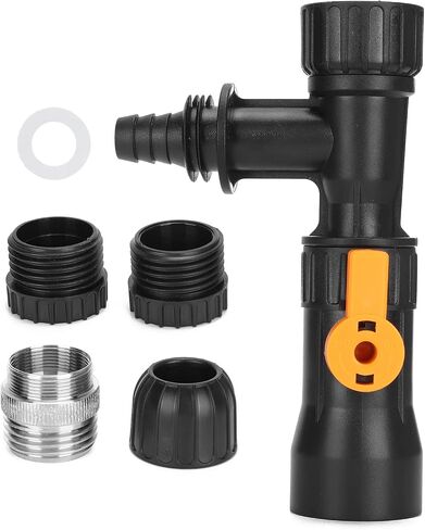 Zerodis Aquarium Fish Tank Water Changer, Faucet Nozzles Pump Replacement with 2 Faucet Adapters in Saudi Arabia