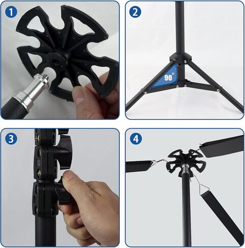 نظام حامل أقطاب دعم غطاء القارب من WOMACO، عمود غطاء عائم للقارب المعدني قابل للتعديل، حامل غطاء لفصل الشتاء (عبوة واحدة) in Kuwait