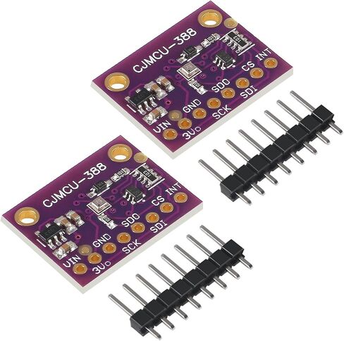 AITRIP 2 قطعة CJMCU-388 BMP388 مستشعر ضغط الهواء الجوي الرقمي 24 بت منخفض الضوضاء، مستشعر ضغط الهواء مستشعر ضغط الهواء الجوي CJMCU-388 24 بت للإلكترونيات DIY in Saudi Arabia