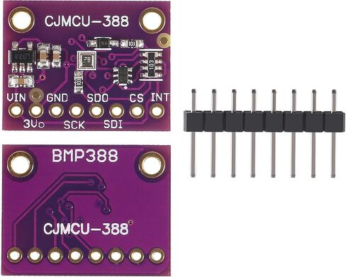 AITRIP 2 قطعة CJMCU-388 BMP388 مستشعر ضغط الهواء الجوي الرقمي 24 بت منخفض الضوضاء، مستشعر ضغط الهواء مستشعر ضغط الهواء الجوي CJMCU-388 24 بت للإلكترونيات DIY in Saudi Arabia