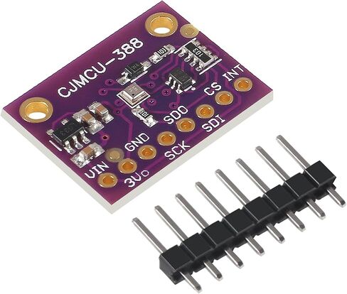 AITRIP 2 قطعة CJMCU-388 BMP388 مستشعر ضغط الهواء الجوي الرقمي 24 بت منخفض الضوضاء، مستشعر ضغط الهواء مستشعر ضغط الهواء الجوي CJMCU-388 24 بت للإلكترونيات DIY in Saudi Arabia