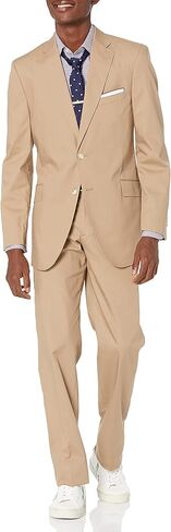 Kroon Men's Irons Aim Active Inspired Movement Perfect Poplin Suit with Flex Lining in Saudi Arabia