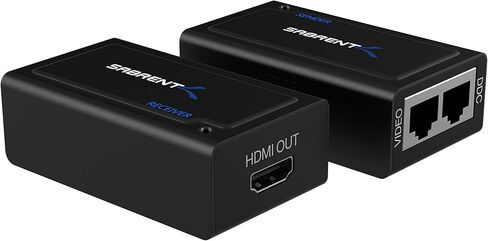 موسع HDMI بطول 200 قدم من SABRENT فوق Cat5/6 مع محول RJ45 ومحول طاقة متضمن (HDMI-EXTC) in Saudi Arabia