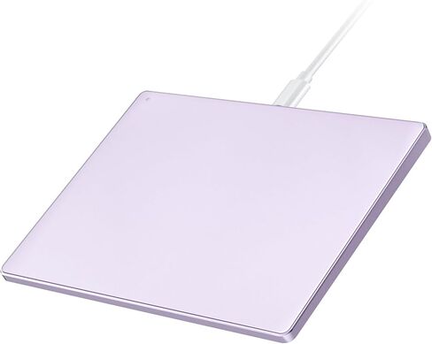 seenda Upgraded Trackpad, Tempered Glass Surface with Multi-Touch, Aluminum Slim USB Windows Touchpad with High Precision Navigation for Windows 10/11 Desktop/Laptop/Notebook Computer PC, Purple in Saudi Arabia