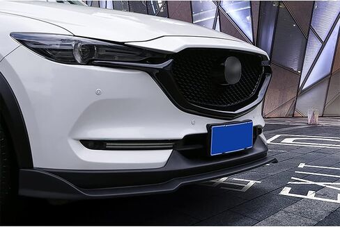 Car Accessories Fit For Mazda CX-5 CX5 CX8 2017-2021 Exterior Front Lower Grill Grille Trims Cover Grill Molding (Carbon Fiber Style) ABS 2 PCS in Saudi Arabia