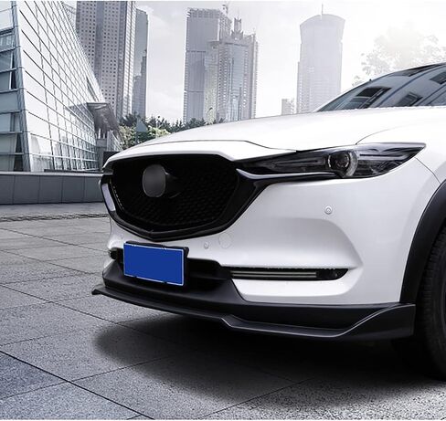 Car Accessories Fit For Mazda CX-5 CX5 CX8 2017-2021 Exterior Front Lower Grill Grille Trims Cover Grill Molding (Carbon Fiber Style) ABS 2 PCS in Saudi Arabia
