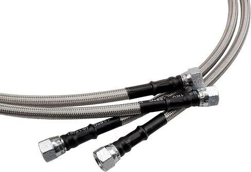 طقم خطوط تبريد ناقل الحركة الأوتوماتيكي 6AN طقم خط خرطوم متوافق مع سيارات وشاحنات Che-vy For-d Mopar GM GMC Bui-ck Cadillac، خطوط مضفرة من الفولاذ المقاوم للصدأ تحل محل GM 4L60E 4L65EA in Saudi Arabia