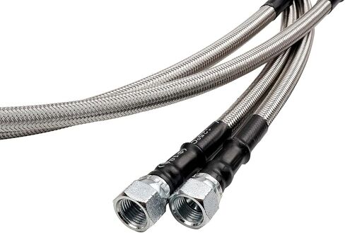 طقم خطوط تبريد ناقل الحركة الأوتوماتيكي 6AN طقم خط خرطوم متوافق مع سيارات وشاحنات Che-vy For-d Mopar GM GMC Bui-ck Cadillac، خطوط مضفرة من الفولاذ المقاوم للصدأ تحل محل GM 4L60E 4L65EA in Saudi Arabia