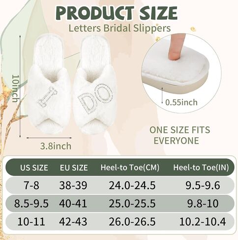 Tkifoda Bride Slippers I Do Slippers for Wedding Day Bridal Slippers Wedding Slippers White Wedding Shoes for Brides in Saudi Arabia