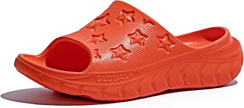 GLOBALWIN Recovery Slides For Women Ava Sports Sandals With Comfortable Arch Support Indoor Outdoor Cloud Slippers Reduce Stress on Feet Lightweight in Saudi Arabia