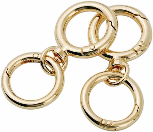 Swivel Snap Hook Lanyard Snap Hooks Key Chain Clip Hooks Lobster Clasp Spring Clip Snap Hook with Ring for Keys Lanyards Jewelry Findings DIY Crafts Supplies (Black) in Kuwait