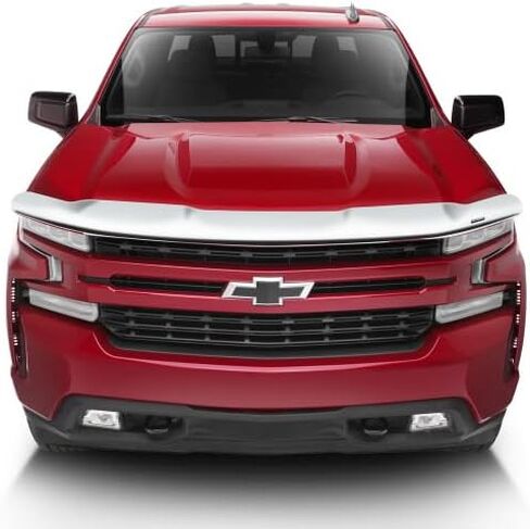 Stampede | Vigilante Hood Protector - High Profile / Chrome| 2015-2019 Chevrolet Silverado 2500 / 3500 HD (Excludes Induction System Hood) | 2052-8 in Saudi Arabia