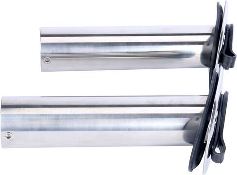 (2X) Amarine Made 15 Degree Rod Holders Stainless Steel Rubber Cap, Liner, Gasket in Saudi Arabia