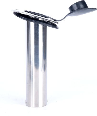 (2X) Amarine Made 15 Degree Rod Holders Stainless Steel Rubber Cap, Liner, Gasket in Saudi Arabia
