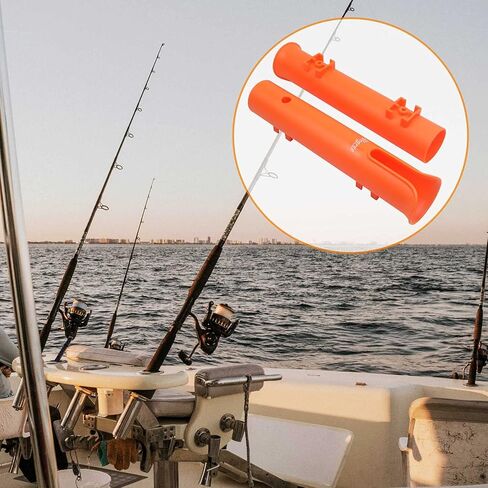 حامل قضيب الصيد من hlogree للقارب، 4/6/8 حامل قضيب القارب لصيد الأسماك، حامل قضيب أنبوب عائم لقفص الحليب، حامل قضيب أنبوب الصيد، حامل عمود القارب، حامل جانبي للتخزين مع Scews و 8 حبال بنجي in Kuwait