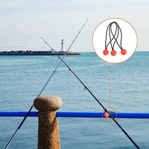 حامل قضيب الصيد من hlogree للقارب، 4/6/8 حامل قضيب القارب لصيد الأسماك، حامل قضيب أنبوب عائم لقفص الحليب، حامل قضيب أنبوب الصيد، حامل عمود القارب، حامل جانبي للتخزين مع Scews و 8 حبال بنجي in Kuwait