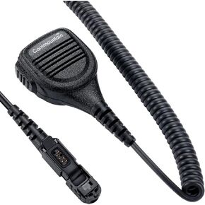 commountain Speaker Mic for Motorola Radios R5, XPR 3500e, XPR 3300e | Shoulder Microphone with Clear Audio, Rugged & Reliable Build, Reinforced Cable, Swivel Clip in Saudi Arabia