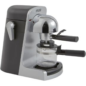 IMUSA 4 Cup Electric Bistro Espresso Cappuccino Coffee Maker, Silver in Saudi Arabia