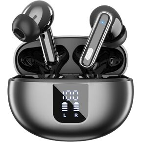 IP7 Wireless Earbuds for Sport Bluetooth Earbuds with Bass Stereo for boy | Wireless earbuds with Bluetooth 6.1 ANC noise Reduction LED Display 90 hours playtime and IPX7 waterproof for Gym Running in Saudi Arabia