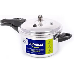 Universal Ultra 4.75 Quart Pressure Cooker, Anti-Rust Aluminum Stovetop Pressure Cooker with 5-Layer Safety System, Dishwasher Safe, 5-Serving Capacity in Saudi Arabia