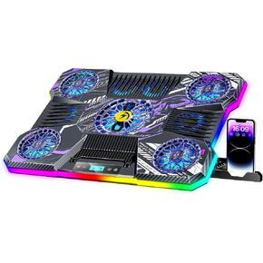 ChillCore RGB Laptop Cooling Pad, Laptop Fan Cooling Pad 9 Fans in Saudi Arabia