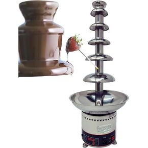 Chocolate Fountain Machine for Party 4 Tiers Stainless Steel Hot Chocolate Fountain Chocolate Waterfall Fountain Chocolate Fondue Fountain for Wedding Company Birthday Party 110V in Saudi Arabia