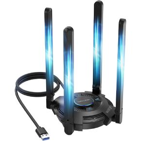 WAVLINK BE6500 USB WiFi 7 Adapter for Desktop PC, Tri-Band PC WiFi Adapter in Kuwait