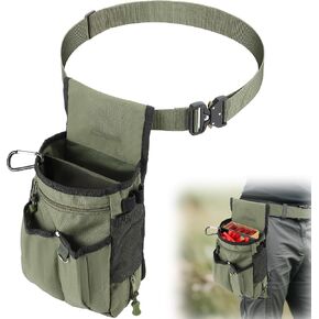 Rip Stop Shotgun Shooting Bag, Shotgun Rounds Pouch, Oxford Cloth Hunting Range Gear Bag for Clay, Trap & Skeet Shooting, Hunting Pouch Accessories in Saudi Arabia