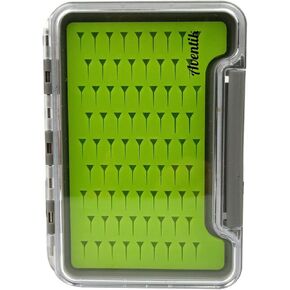Aventik Fly Fishing Boxes Silicone Super Slim Fishing Storage Fishing Tackle Case Waterproof Best Pocket Sizes 7.36"X4.02"X0.63"/5.39"X3.74" X0.63'’(2pc-g048lb) in Saudi Arabia
