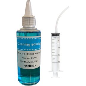 Cleaning Solution Cleaning Kit Fluid Printhead Cleaner Unclog for DTF DTG Printers (1000ml) in Saudi Arabia