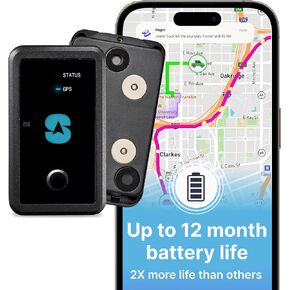 Spy Tec Atlas XL GPS Tracker w/Magnetic Mount | 12-Month Battery for Long-Term Tracking | Hidden Weatherproof GPS Tracker for Vehicles, Cars, Trailers, RV, Boats, Asset Tracking | Subscription Needed in Saudi Arabia