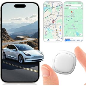 GPS Vehicle Tracker, No Subscription or SIM Card Required, iOS & Android | 1-Minute Location Updates, 1-Year Replaceable Battery, Magnetic IPX7 Waterproof Design for Cars & More in Saudi Arabia