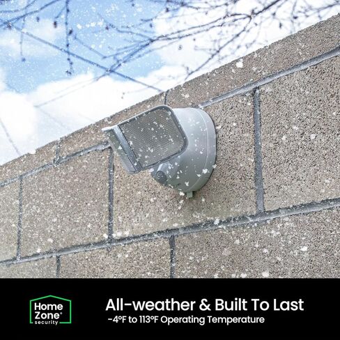 Home Zone Living 2PK Motion Sensor Flood Lights, Battery Powered, White | 5000K LED Twin Head Light, Wiring Required, Outdoor, Garden, Yard, Patio, Pathway, Walkway, Driveway, Backyard, Porch in Saudi Arabia