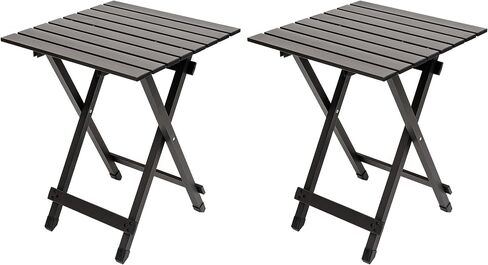 SUNNYFEEL Folding Camping Table - Lightweight Aluminum Portable Picnic Table for Cooking, Beach, Hiking, Travel, Fishing, BBQ, Indoor Outdoor Small Foldable Camp Tables in Saudi Arabia