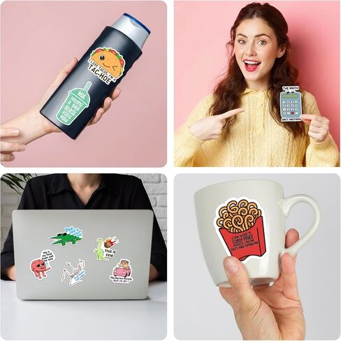 300PCS Funny Stickers for Adults - Delulu is Da Solulu Sticker Pack By Puraesla - Sarcastic Meme Decals for Best Friends, Co-Workers Waterproof Vinyl for Laptop, Water Bottle, Journal, Scrapbooking in Saudi Arabia