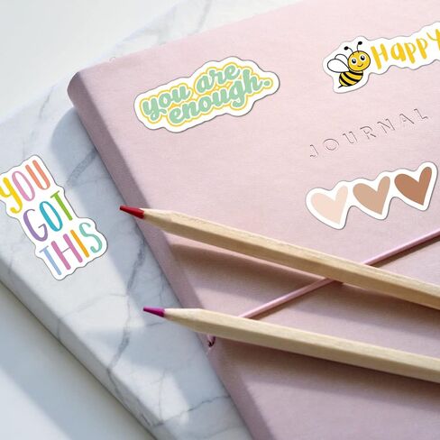 120 Pcs Preppy Stickers, Summer Stickers for Water Bottles Girls, Laptop Accessory Waterproof, Cute Decals for Phone Waterbottle MacBook Cup, Summer Themed Stickers for Teens in Kuwait