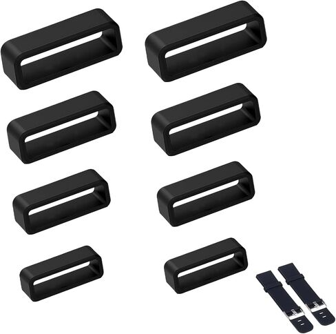 Watch Band Keepers,Silicone Watch Strap Holder Loops,Watch Strap Keeper for Smart Sport Watches Parts in Saudi Arabia