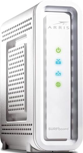 ARRIS (SB6190-RB) - Cable Modem - DOCSIS 3.0 32x8 Gigabit Modem, [Check with your provider for compatibility]1 Gbps Port, 800 Mbps Max Speed, 2 Year Warranty -Renewed in Kuwait