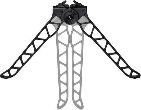 RAVIN TacHeads Quick Detach Hunting Bipod | Picatinny Rail Mount Bracket - Spring Loaded Single Hand Leg Adjustment - Lightweight Support Frame in Saudi Arabia