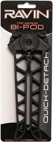 RAVIN TacHeads Quick Detach Hunting Bipod | Picatinny Rail Mount Bracket - Spring Loaded Single Hand Leg Adjustment - Lightweight Support Frame in Saudi Arabia