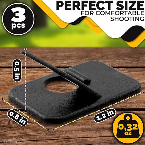 6/3Ct Arrow Rest for Recurve Bow - Right/Left Hand Recurve Arrow Rest Recurve Bow Arrow Rest for Compound Bows Archery Arrow Rest Recurve Archery Accessories - Recurve Bow Rest Recurve Bow Accessories in Saudi Arabia
