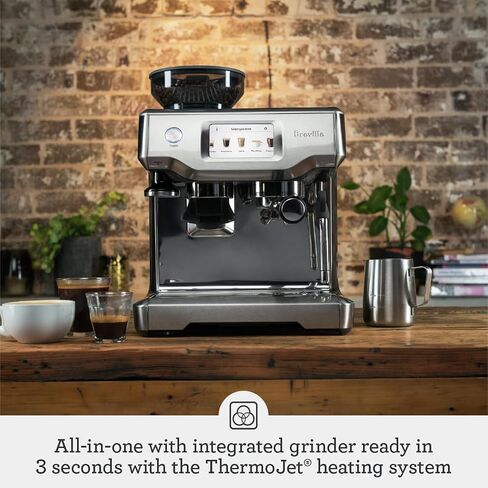 Breville RM-BES880BSS1BUS1 Barista Touch Espresso Machine, Brushed Stainless Steel (Certified Remanufactured) in Saudi Arabia